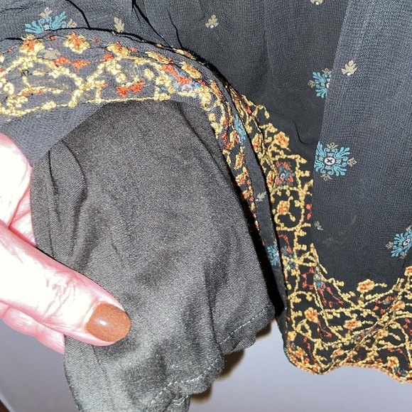 Anthropologie Akemi & Kin Embroidered Tunic Dress in med (MP), preloved - Picture 6 of 11